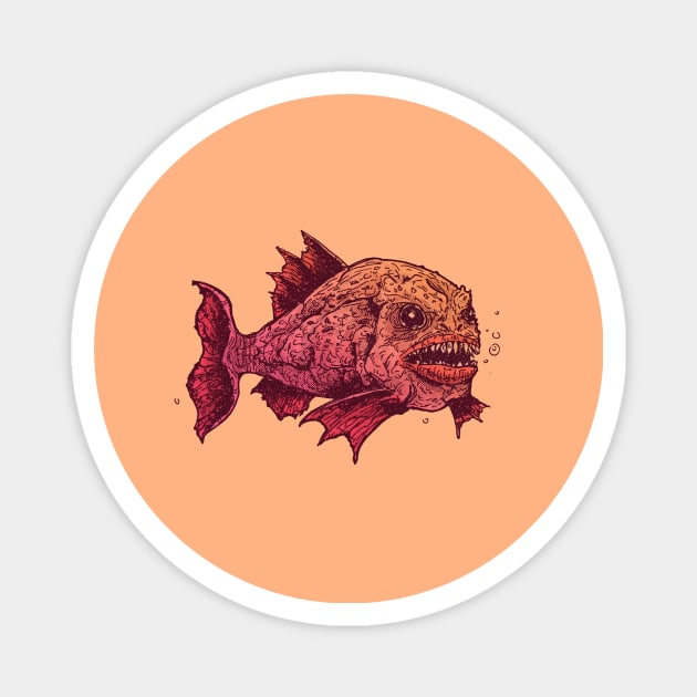 Piranha Magnet by Jose Pablo